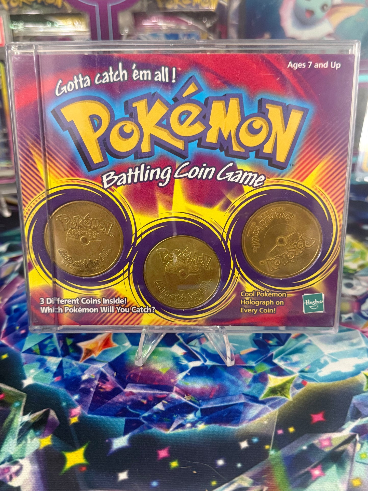 Pokemon Battle Coin Set - Machamp, Mankey, Hitmonchan