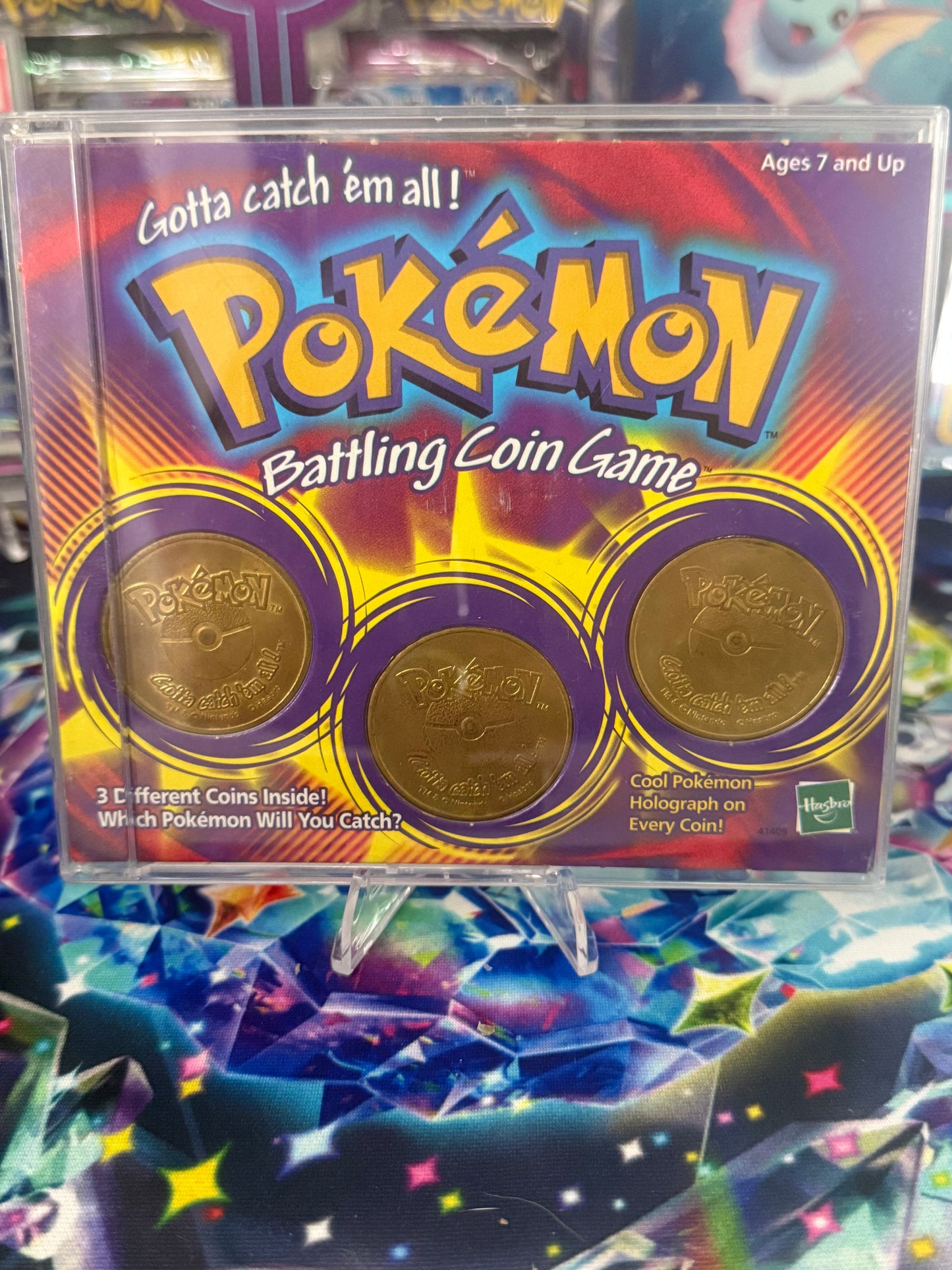 Pokemon Battle Coin Set - Squirtle, Poliwhirl, Seel