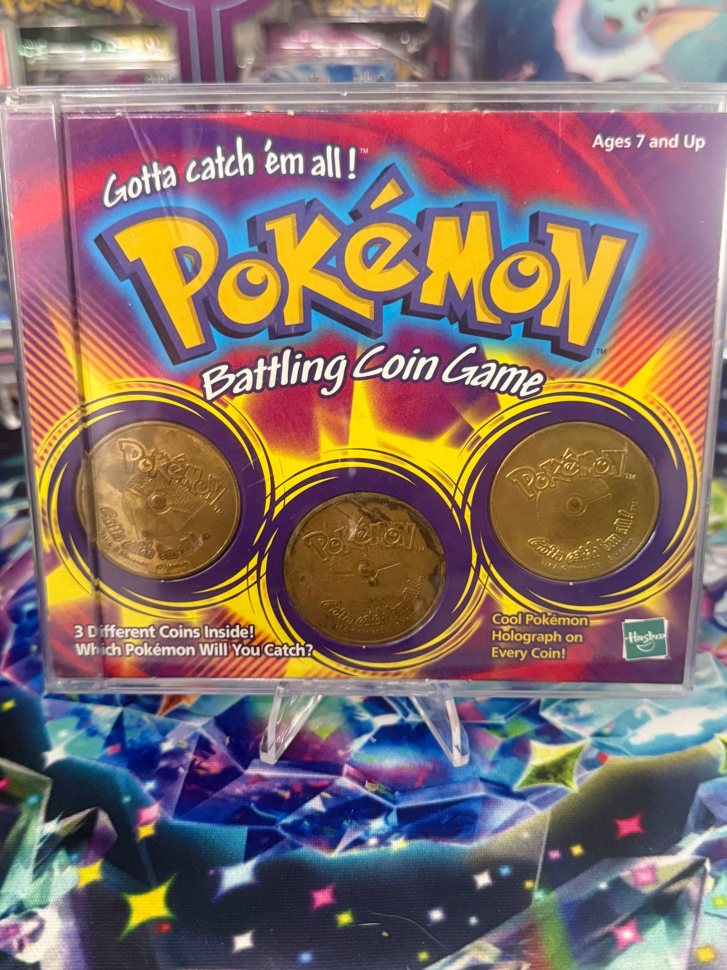 Pokemon Battle Coin Set - Parasect, Pinsir, Scyther