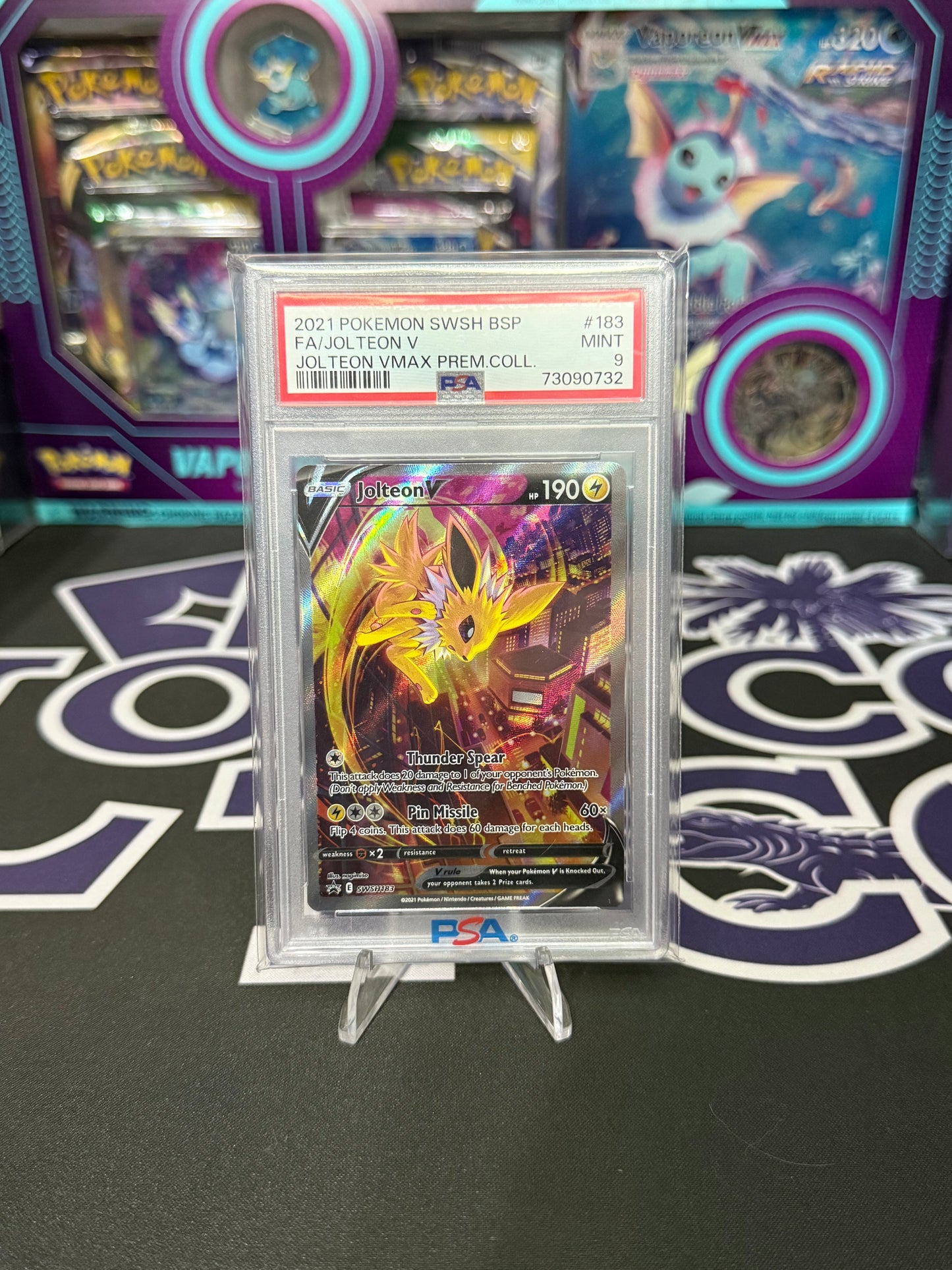 PSA 9 Jolteon V Promo #183