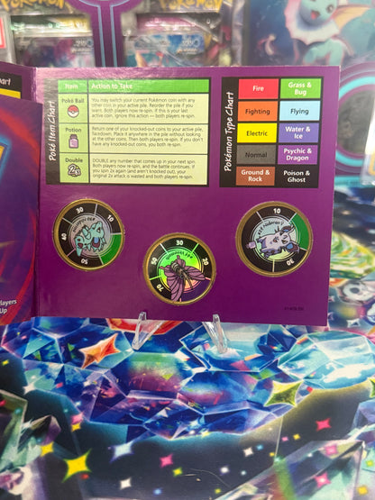 Pokemon Battle Coin Set - Nidorina, Venomoth, Nidoran