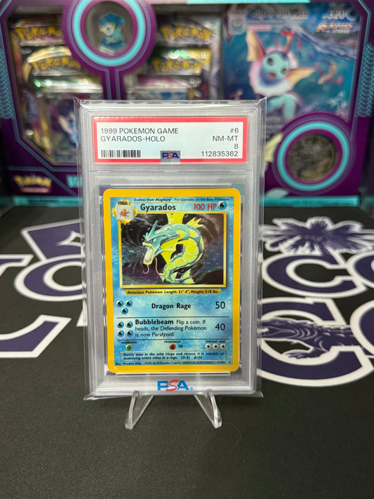 PSA 8 Gyarados Holo #6